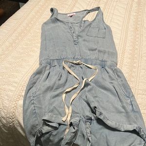 Chambray Romper - NWOT